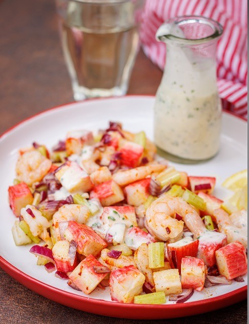 foto de Ensalada de mar con Kanikama